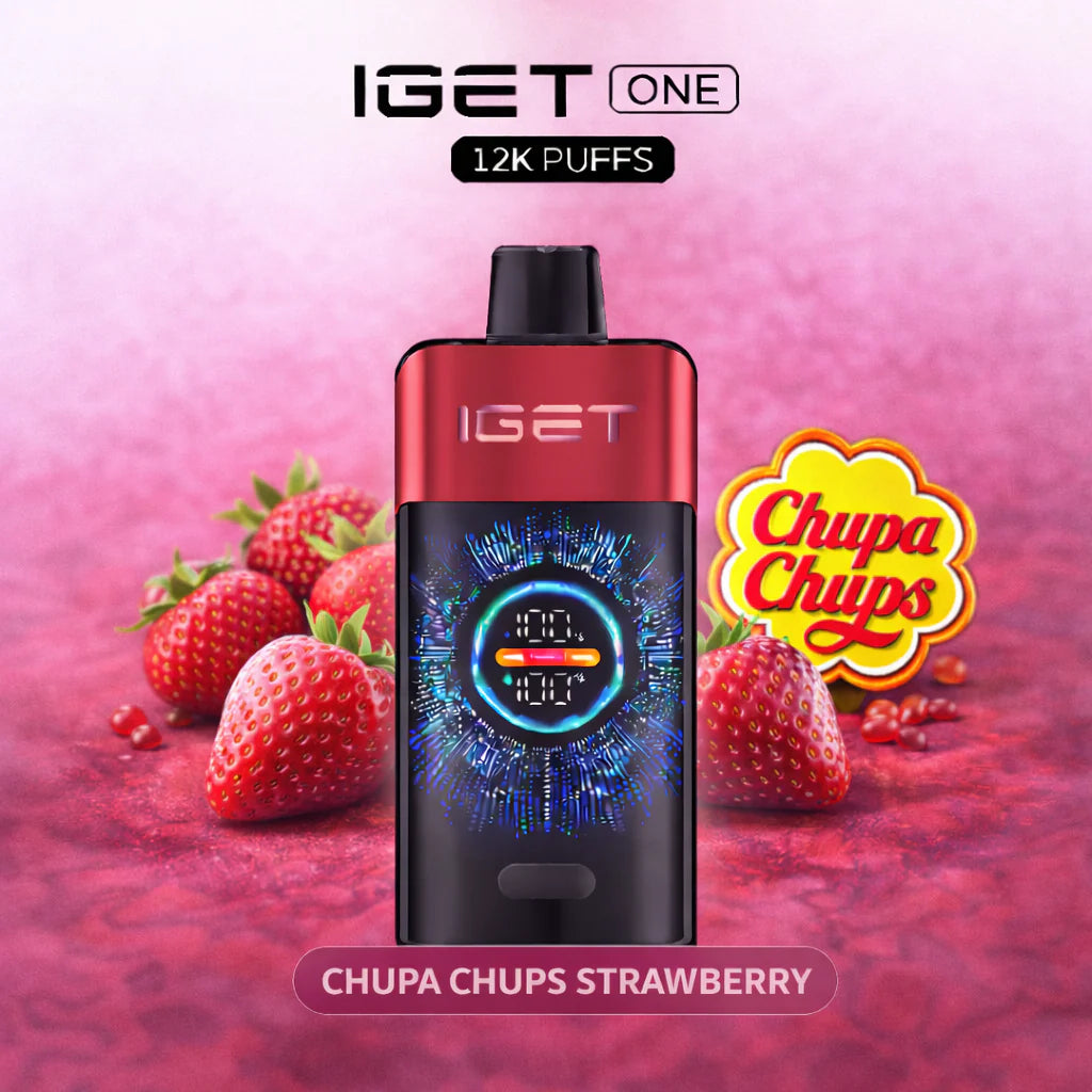 iGet One 12000 - Chupa Chups Strawberry SWC AUS - Vapes