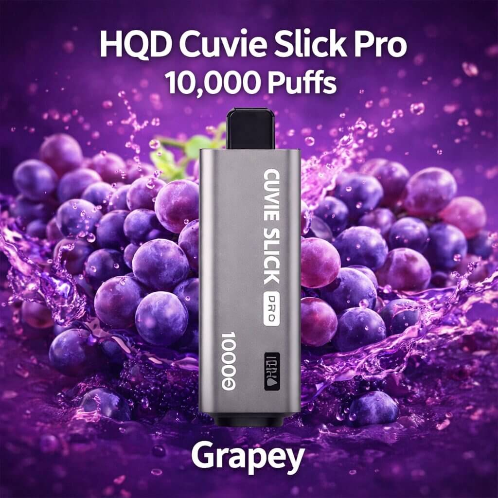 HQD Cuvie Slick Pro 10000 - Grapey SWC AUS - Vapes