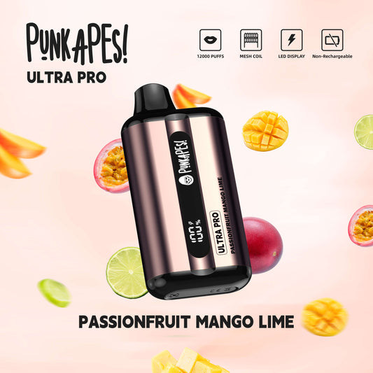 Punkapes Ultra Pro 12000 - Passionfruit Mango Lime SWC AUS