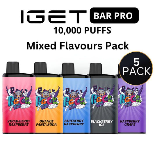 iGet Bar Pro 10,000 - 5 Pack ($55.99 each) SW Clouds Australia