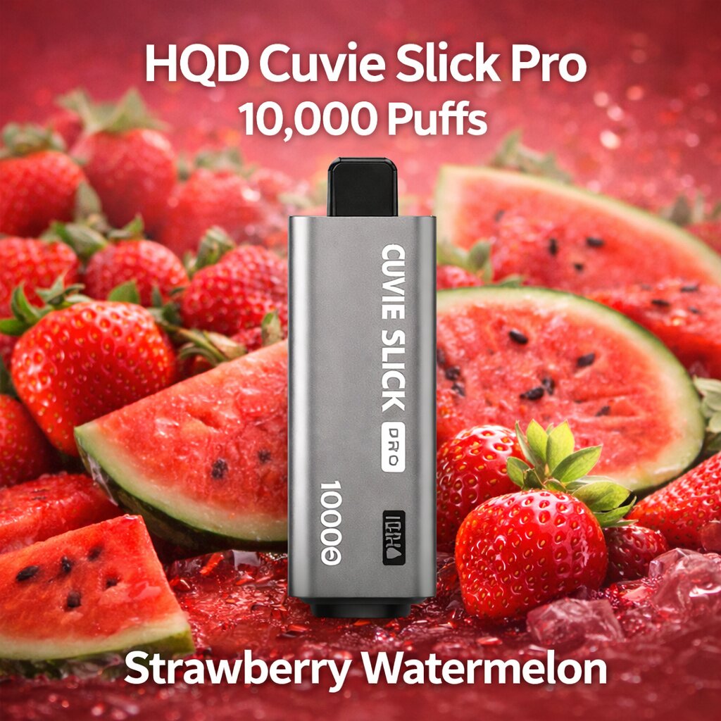 HQD Cuvie Slick Pro 10000 - Strawberry Watermelon SWC AUS - Vapes