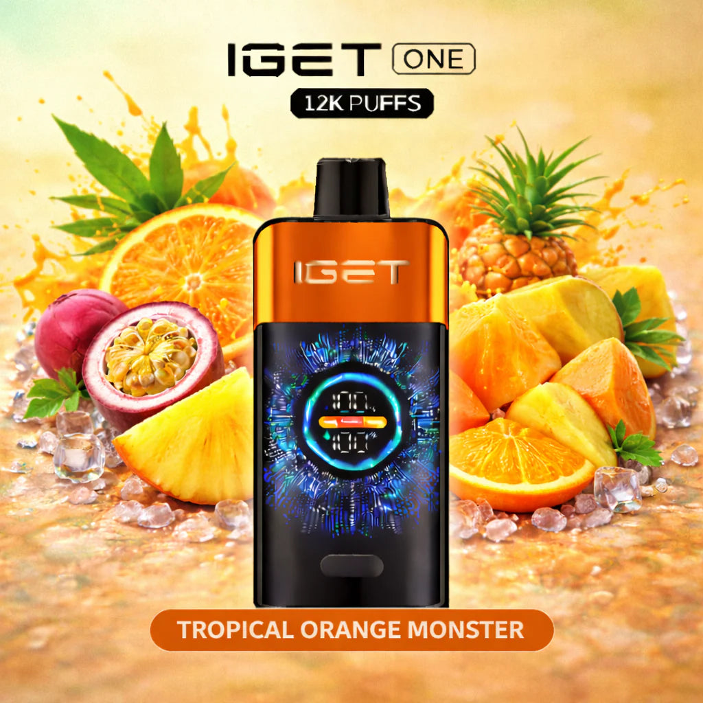 iGet One 12000 - Tropical Orange Monster SWC AUS - Vapes