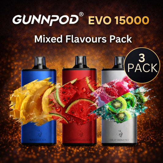 Gunnpod Evo 15000 - 3 Pack ($42.99 each) SWC AUS