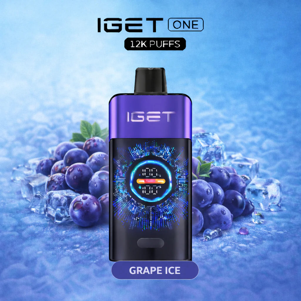 iGet One 12000 - Grape Ice SWC AUS - Vapes