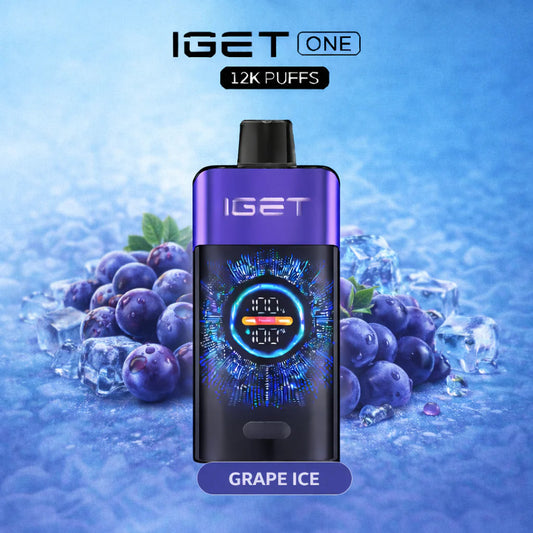 iGet One 12000 - Grape Ice SWC AUS - Vapes