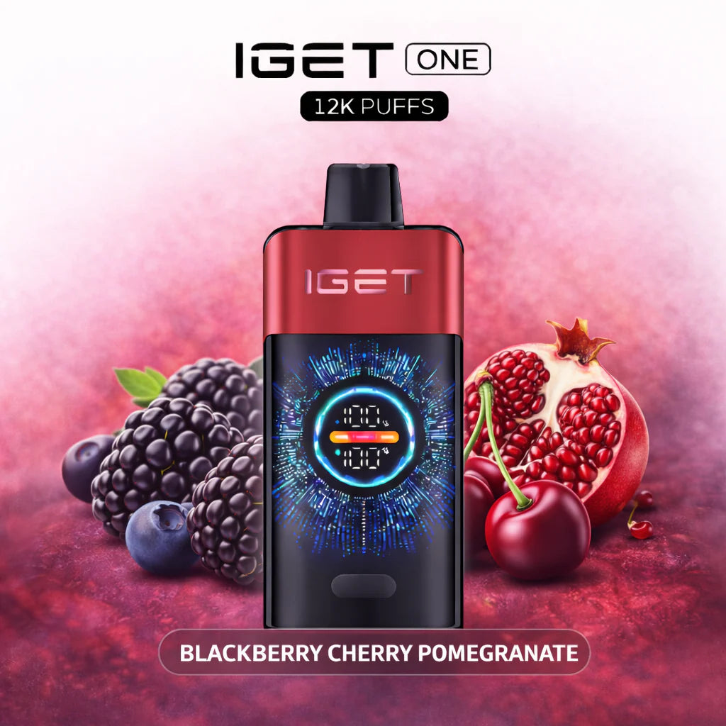 iGet One 12000 - Blackberry Cherry Pomegranate SWC AUS - Vapes