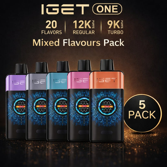 iGet One 12,000 - 5 Pack ($57.99 each) SWC AUS - Vapes