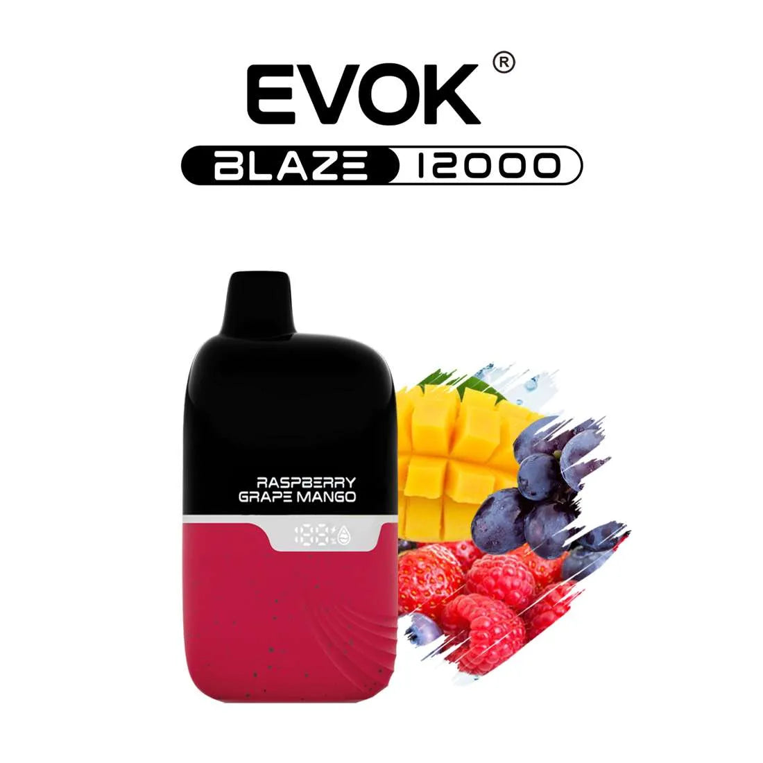Evok Blaze 12000 - Raspberry Grape Mango SWC AUS - Vapes