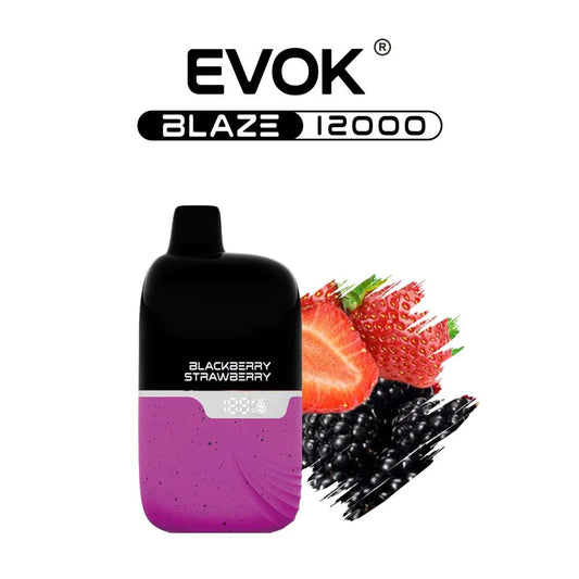 Evok Blaze 12000 - Blackberry Strawberry SWC AUS - Vapes