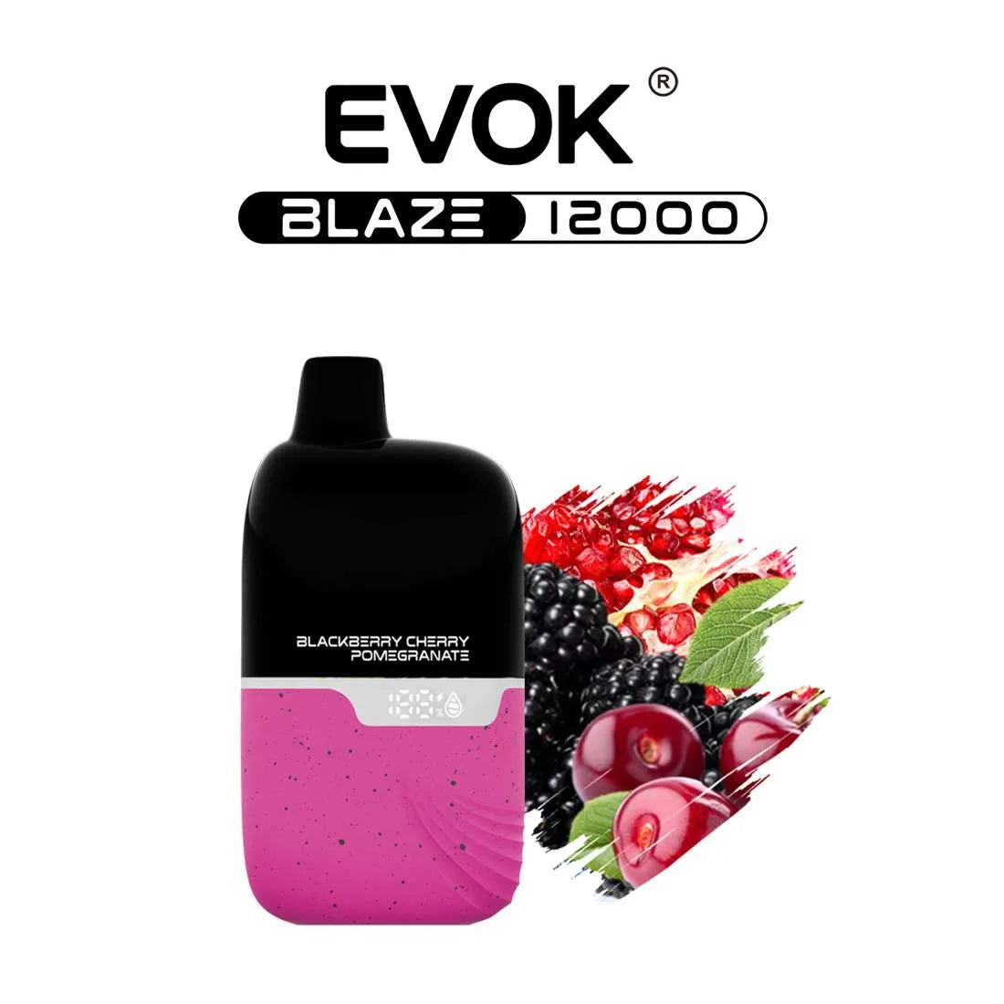 Evok Blaze 12000 - Blackberry Pomegranate Cherry SWC AUS - Vapes