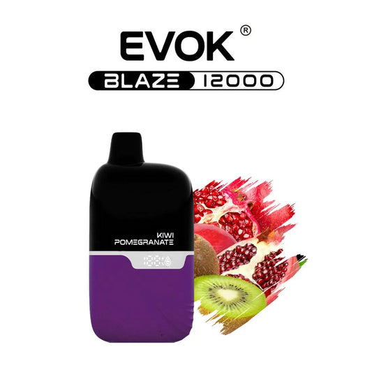 Evok Blaze 12000 - Kiwi Pomegranate SWC AUS - Vapes