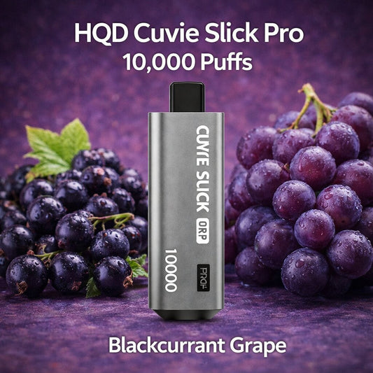 HQD Cuvie Slick Pro 10000 - Blackcurrant Grape SWC AUS - Vapes