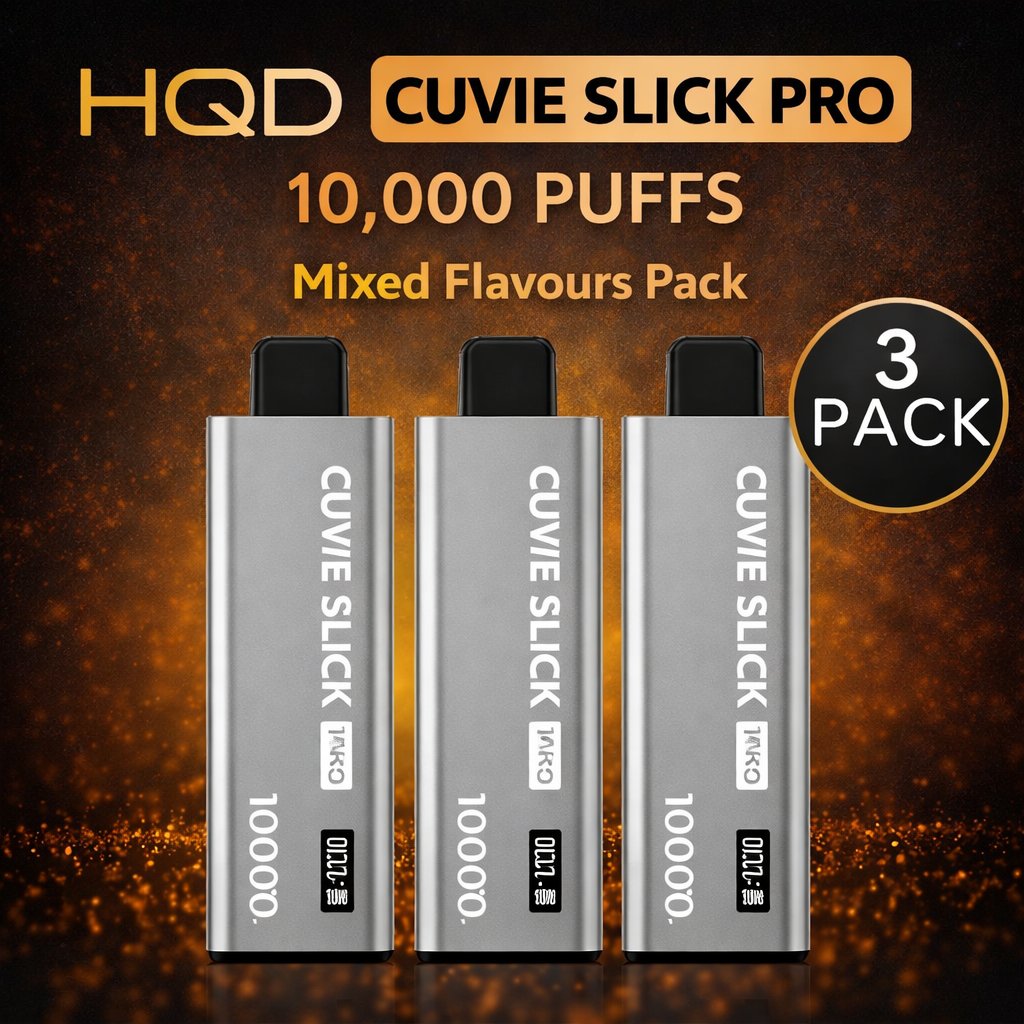 HQD Cuvie Slick Pro 10000 - 3 Pack ($43.99ea) SWC AUS - Vapes