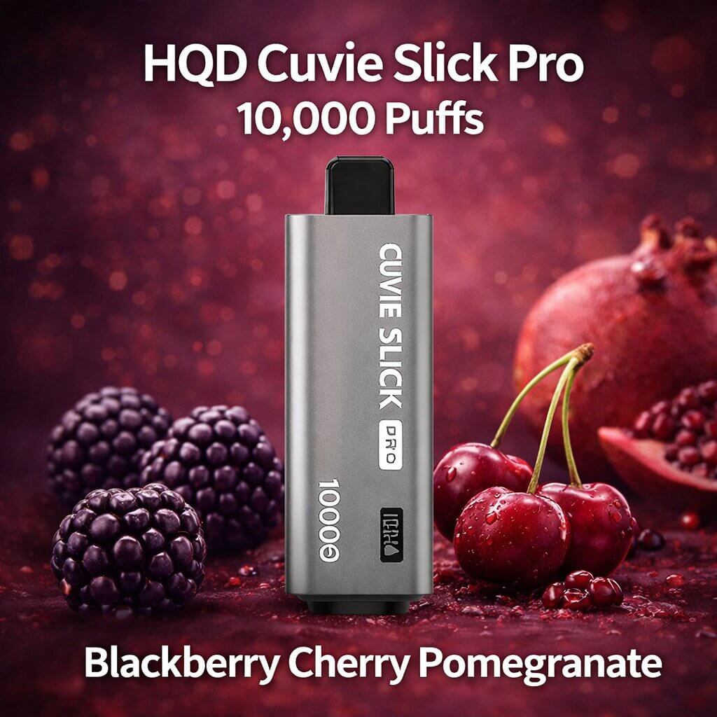 HQD Cuvie Slick Pro 10000 - Blackberry Cherry Pomegranate SWC AUS - Vapes