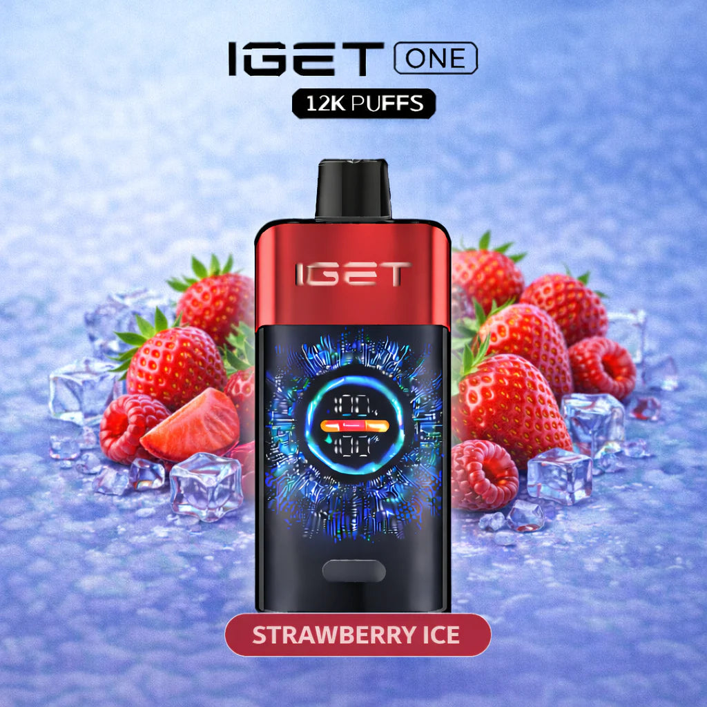 iGet One 12000 - Strawberry (NEW) SWC AUS - Vapes