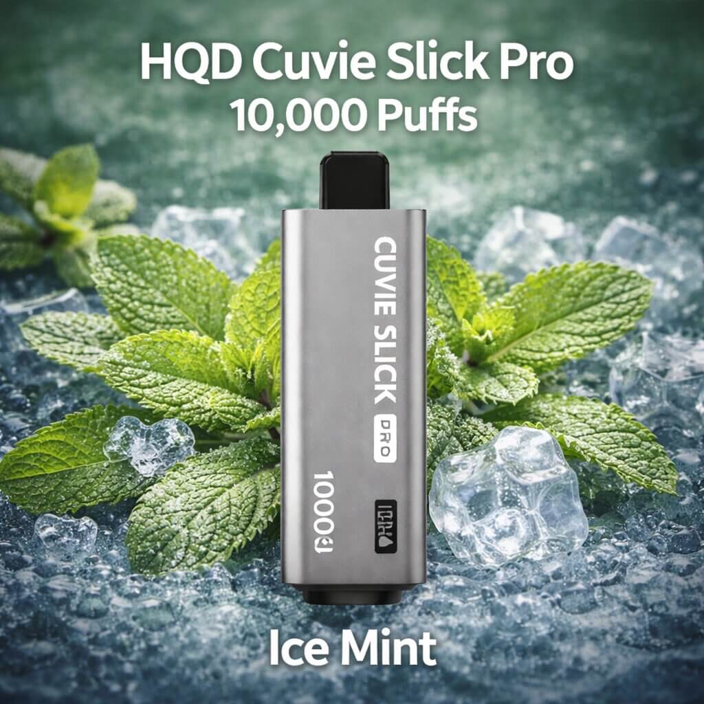 HQD Cuvie Slick Pro 10000 - Ice Mint SWC AUS - Vapes