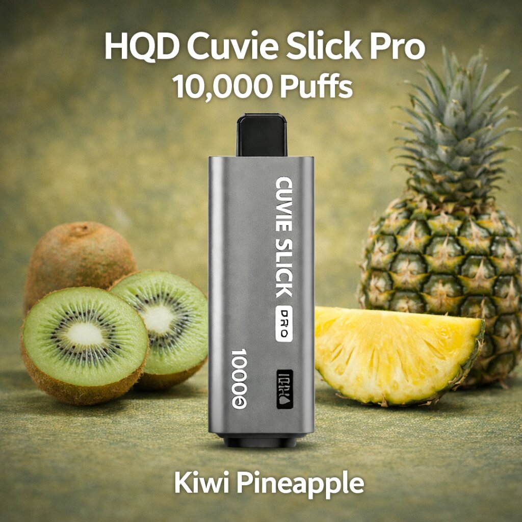 HQD Cuvie Slick Pro 10000 - Kiwi Pineapple SWC AUS - Vapes