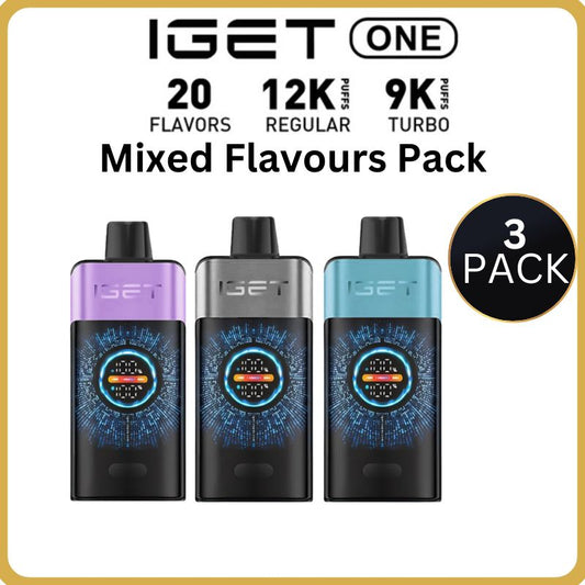iGet One 12,000 - 3 Pack ($48.99 each) SWC AUS - Vapes