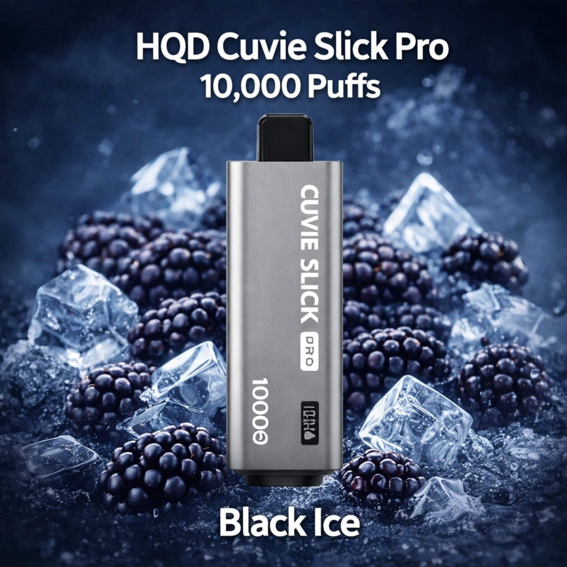 HQD Cuvie Slick Pro 10000 - Black Ice SWC AUS - Vapes