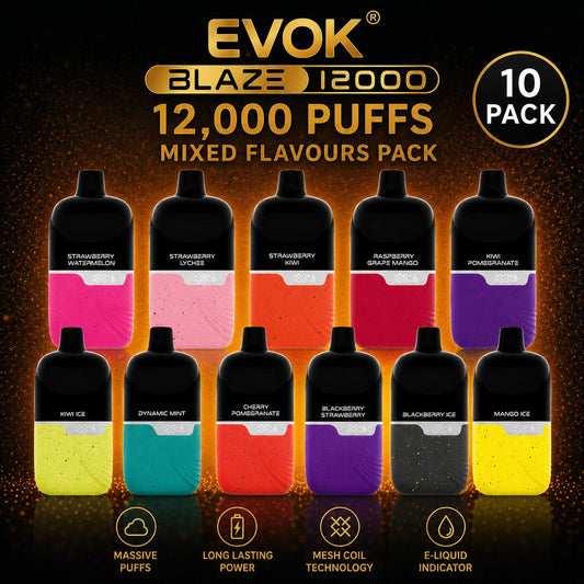 Evok Blaze 12000 - 10 Pack ($56.99 each) SWC AUS - Vapes