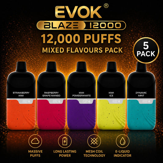 Evok Blaze 12000 - 5 Pack ($57.99 each) SWC AUS - Vapes