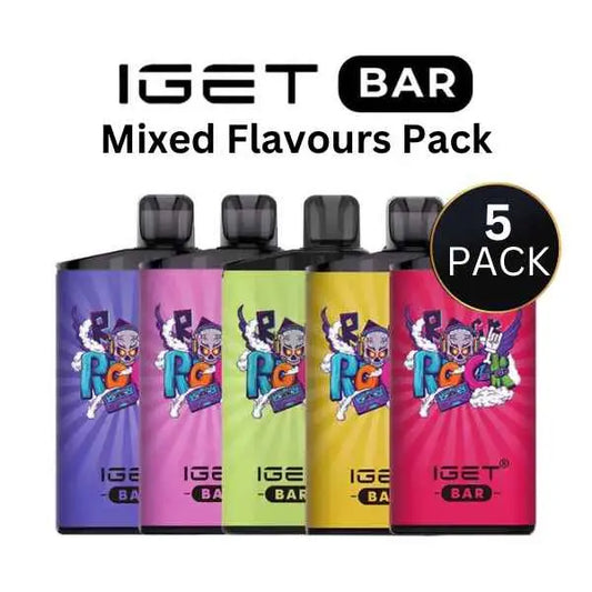 iGet Bar 3500 - 5 Pack ($27.99 each) - SW Clouds Australia