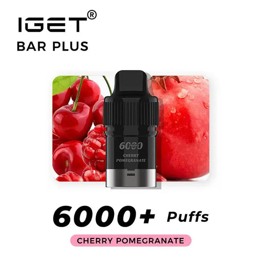 iGet Bar Plus 6000 - Cherry Pomegranate (POD ONLY) SW Clouds Australia