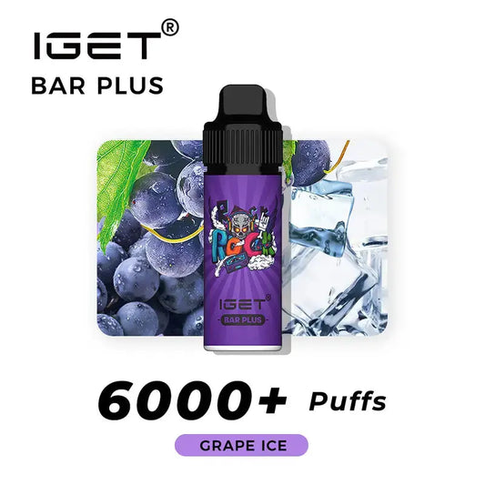 iGet Bar Plus 6000 - Grape Ice SW Clouds Australia