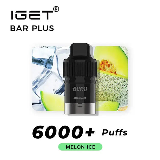 iGet Bar Plus 6000 - Melon Ice (POD ONLY) SW Clouds Australia