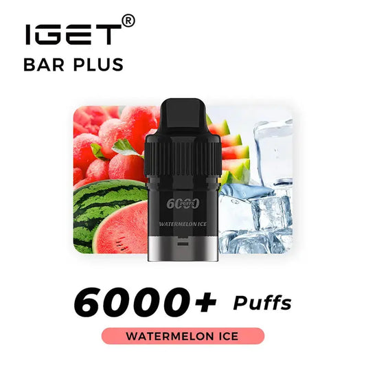 iGet Bar Plus 6000 - Watermelon Ice (POD ONLY) SW Clouds Australia