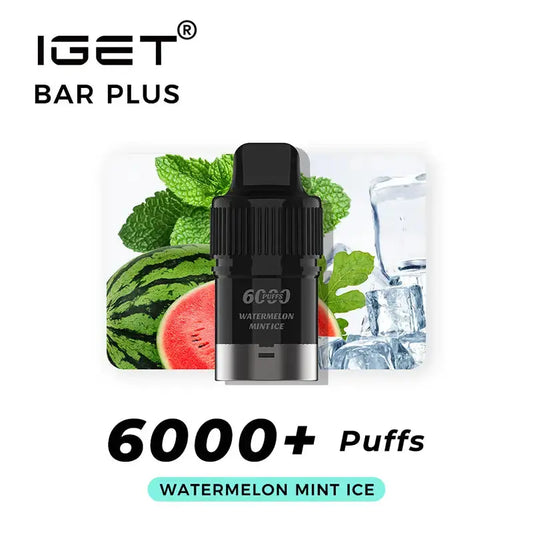 iGet Bar Plus 6000 - Watermelon Mint (POD ONLY) SW Clouds Australia
