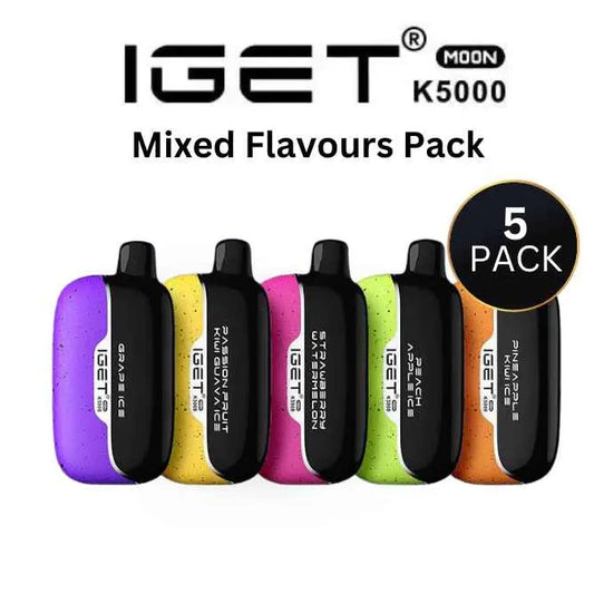 iGet Moon K5000 - 5 Pack ($28.99 each) - SW Clouds Australia 144.95